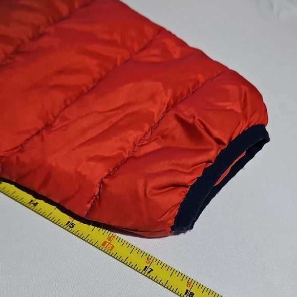 Eddie Bauer Kids Gradient Blue and Orange Puffer Jacket Xl Reversible - Picture 8 of 8